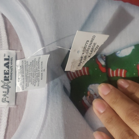 Christmas Cardigan Fake Sweater Long Sleeve ugly sweater - Picture 3 of 4